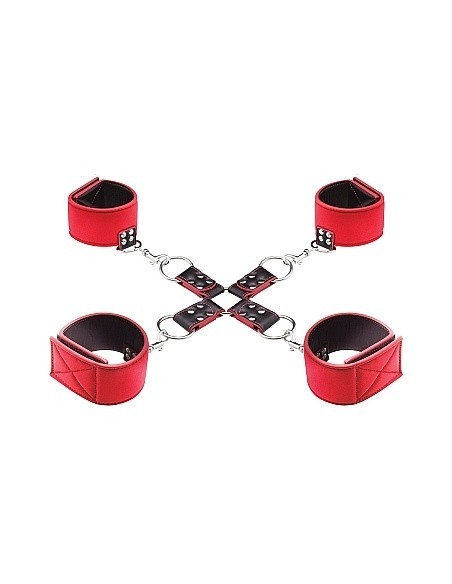 Kajdanki erotyczne Reversible Hogtie - Red - Kajdanki erotyczne - 1