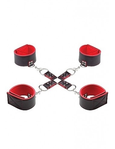 Kajdanki erotyczne Reversible Hogtie - Red - Kajdanki erotyczne - 3