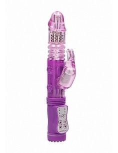 Wibrator króliczek Thrusting Rabbit - Purple - Wibratory Króliczki - 1
