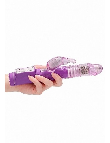 Wibrator króliczek Thrusting Rabbit - Purple - Wibratory Króliczki - 6