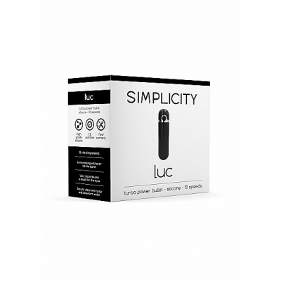 Wibrator mini LUC Power - Mini - Czarny - 1 2