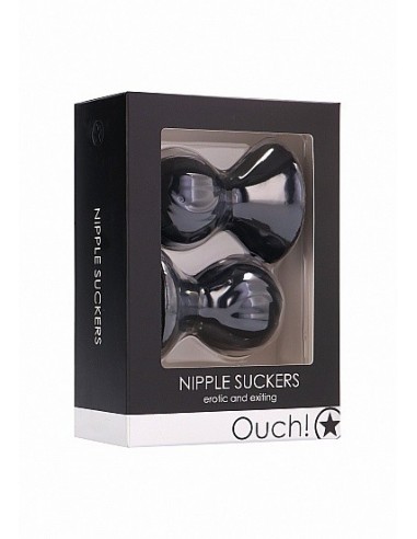 Pompki na sutki Nipple suckers - Black - Pompki do sutków i pochwy - 2