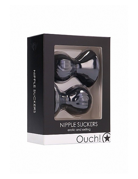 Pompki na sutki Nipple suckers - Black - Pompki do sutków i pochwy - 2