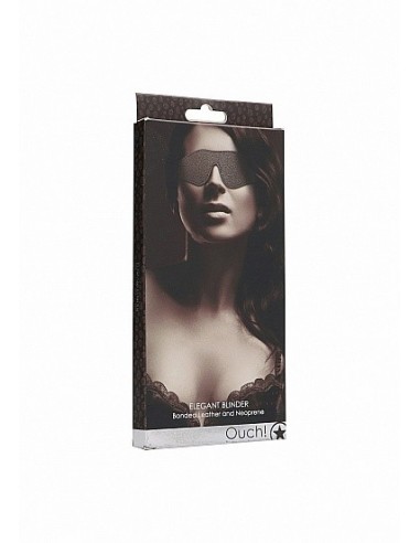 Opaska Na Oczy Erotyczna Elegant Blinder - Titanium Grey - Opaski i maski na oczy - 2