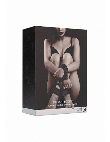 Kajdanki erotyczne Ouch - Elegant Hogtie - Titanium Grey - Kajdanki erotyczne - 2