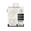 Zestaw pierścieni erekcyjnych na penisa Round Cock Ring Set - Black - 3