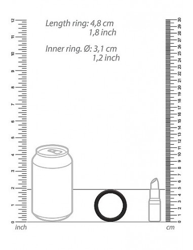 Zestaw pierścieni erekcyjnych na penisa Round Cock Ring Set - Black - Pierścienie erekcyjne niewibrujące - 6