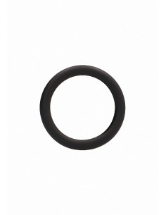 Pierścień na Penisa na penisa Round Cock Ring - Black - Large - Pierścienie erekcyjne niewibrujące - 1