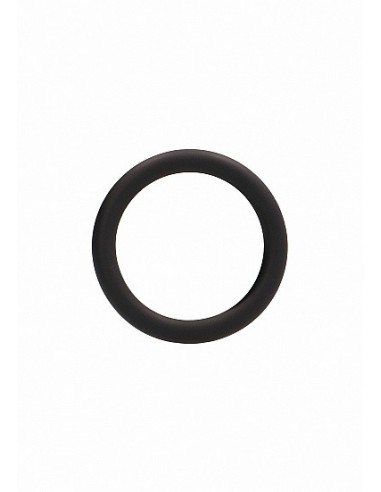 Pierścień na Penisa na penisa Round Cock Ring - Black - Large - Pierścienie erekcyjne niewibrujące - 1