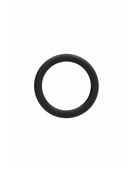 Pierścień na Penisa na penisa Round Cock Ring - Black - Large - Pierścienie erekcyjne niewibrujące - 1