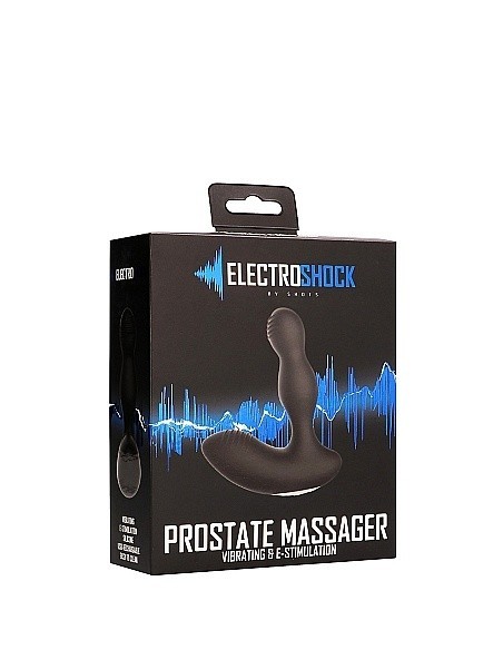 Masażer prostaty E-Stimulation Vibrating Black - Masażery i stymulatory prostaty - 2