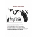 Klatka na penisa Model 01 - Chastity - 3.5" - Cock Cage - Black - 4