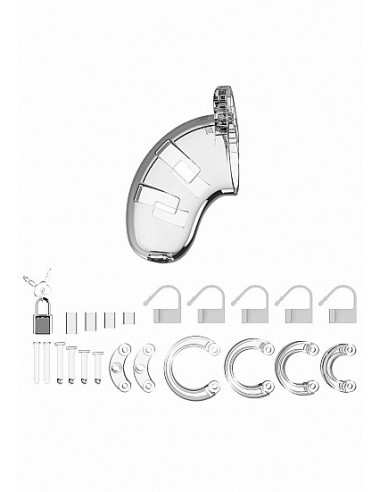 Klatka na penisa Model 01 - Chastity - 3.5" - Cock Cage - Transparent - Klatki na penisa - 3