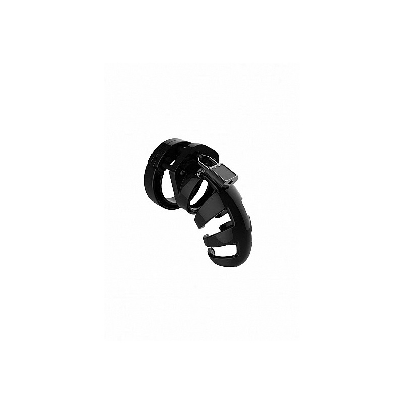 Klatka erekcyjna Model 02 - poliwęglan, wymienne pierścienie o średnicy 4,5-6 cm, długość 9 cm - 1