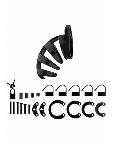 Klatka na penisa Model 02 - Chastity - 3.5" - Cock Cage - Black - Klatki na penisa - 3