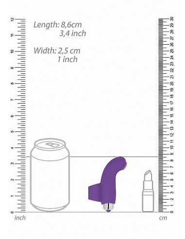 Wibrująca nakładka na palec BASILE Purple - Nakładki na palce - 3