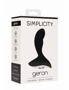 Wibrator analny GERON Anal vibrator - Black - Masażery i stymulatory prostaty - 1 2