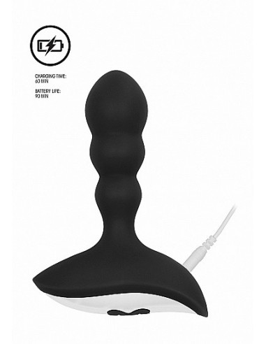 Wibrator analny CAINE Anal vibrator - Black - Masażery i stymulatory prostaty - 8