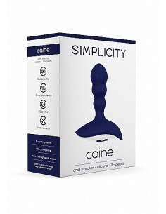 Wibrator analny CAINE Anal vibrator - Blue - Masażery i stymulatory prostaty - 1 2