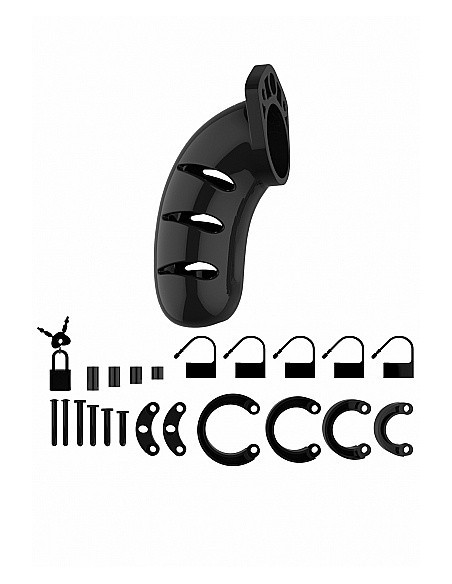 Klatka na penisa Model 03 - Chastity - 4.5" - Cock Cage - Black - Klatki na penisa - 3