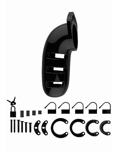 Klatka na penisa Model 06 - Chastity - 5.5" - Cock Cage - Black - Klatki na penisa - 3