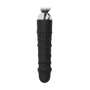 Pejcz do klapsów Black Whip with Realistic Silicone Dildo - Black - 3