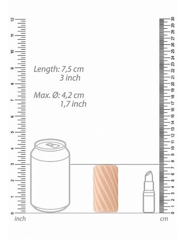 Masturbator Self Lubrication Pocket Masturbator - Flesh - Masturbatory i Sztuczne pochwy - 3