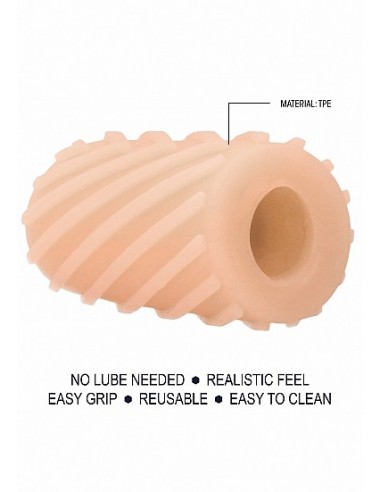 Masturbator Self Lubrication Pocket Masturbator - Flesh - Masturbatory i Sztuczne pochwy - 8