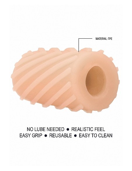 Masturbator Self Lubrication Pocket Masturbator - Flesh - Masturbatory i Sztuczne pochwy - 8