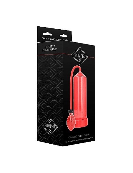 Pompka Erekcyjna Do Penisa Classic Penis Pump - Red - Pompki erekcyjne i powiększające penisa - 2