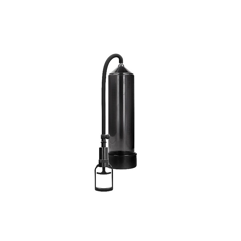 Pompa do penisa Comfort Beginner Pump z uchwytem spustowym i zaworem szybkiego upustu, cylinder 23 cm, średnica wewnętrzna 5,5 c - 1