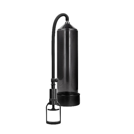 Pompa do penisa Comfort Beginner Pump z uchwytem spustowym i zaworem szybkiego upustu, cylinder 23 cm, średnica wewnętrzna 5,5 c - 1