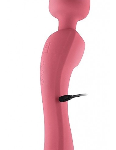 Masażer wand Flowing Pink - Wibratory Magic Wand - 4