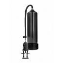 Pompa próżniowa do penisa Deluxe Beginner Pump Black - manualna, z uchwytem palcowym i zaworem szybkiego spustu, cylinder 23 × 6 - 1