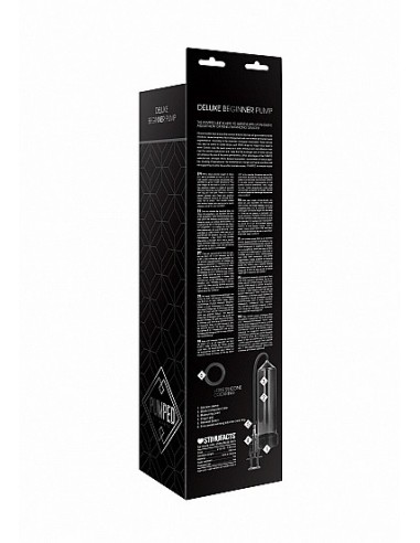 Pompka Erekcyjna Do Penisa Deluxe Beginner Pump - Black - Pompki erekcyjne i powiększające penisa - 3