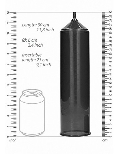 Pompka Erekcyjna Do Penisa Deluxe Beginner Pump - Black - Pompki erekcyjne i powiększające penisa - 4