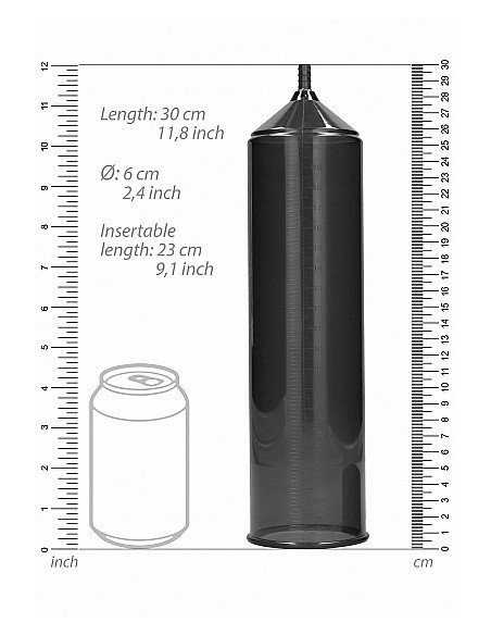 Pompka Erekcyjna Do Penisa Deluxe Beginner Pump - Black - Pompki erekcyjne i powiększające penisa - 4