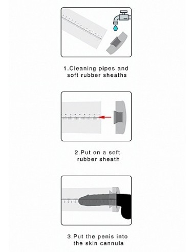 Pompka Erekcyjna Do Penisa Deluxe Beginner Pump - Black - Pompki erekcyjne i powiększające penisa - 13