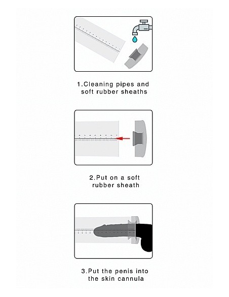 Pompka Erekcyjna Do Penisa Deluxe Beginner Pump - Black - Pompki erekcyjne i powiększające penisa - 13