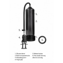 Pompa próżniowa do penisa Deluxe Beginner Pump Black - manualna, z uchwytem palcowym i zaworem szybkiego spustu, cylinder 23 × 6 - 15