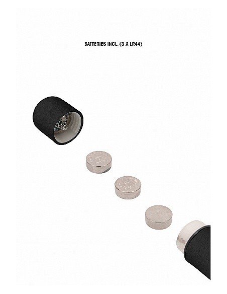 Pierścien erekcyjny wibrujący Bunny with Stimulating Ears- Czarny - Pierścienie erekcyjne wibrujące - 9