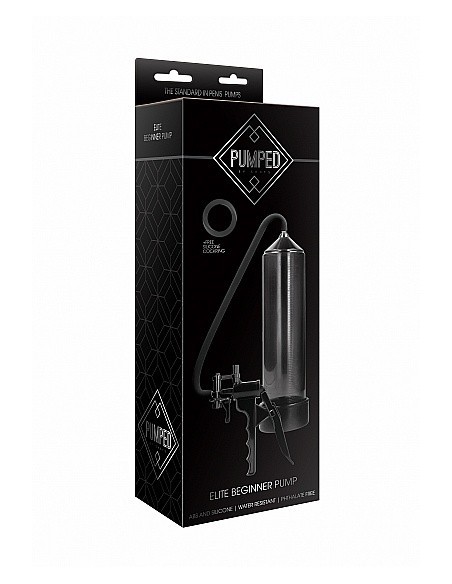 Pompka Erekcyjna Do Penisa Elite Beginner Pump - Black - Pompki erekcyjne i powiększające penisa - 2