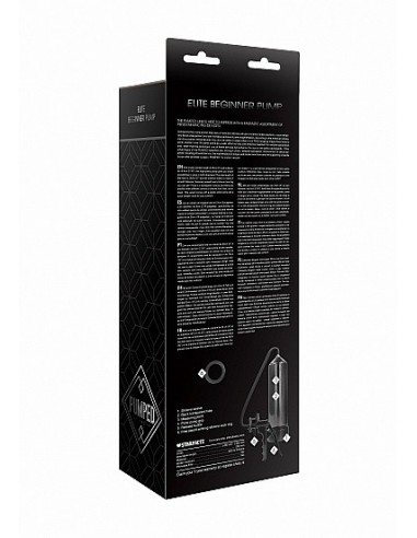Pompka Erekcyjna Do Penisa Elite Beginner Pump - Black - Pompki erekcyjne i powiększające penisa - 3