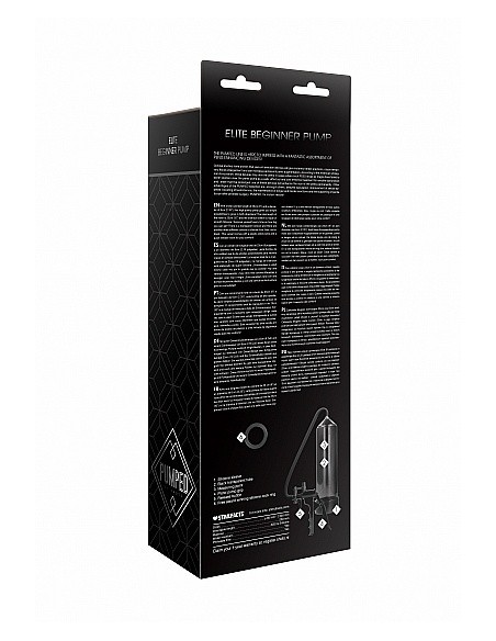 Pompka Erekcyjna Do Penisa Elite Beginner Pump - Black - Pompki erekcyjne i powiększające penisa - 3