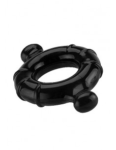 Pierścień na Penisa na penisa Gummy Ring - Medium - Black - Pierścienie erekcyjne niewibrujące - 1