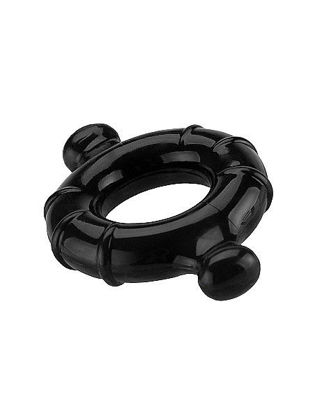 Pierścień na Penisa na penisa Gummy Ring - Medium - Black - Pierścienie erekcyjne niewibrujące - 1