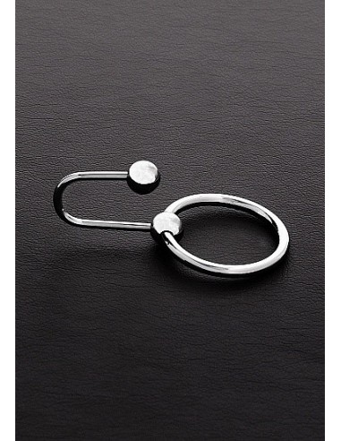 Stymulator cewki moczowej Full Stop C-Plug with Steel Ring (25mm) - Dilatory penisa - 2