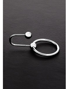 Stymulator cewki moczowej Full Stop C-Plug with Steel Ring (28mm) - Dilatory penisa - 1 2