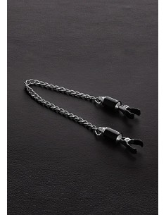 Klipsy klamry na sutki Barrel Tit Clamps with Chain (pair) - Klamry i klipsy na sutki - 1 2