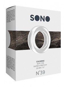 Pierścień na Penisa na penisa No.39 - Cockring - Translucent - Pierścienie erekcyjne niewibrujące - 1 2